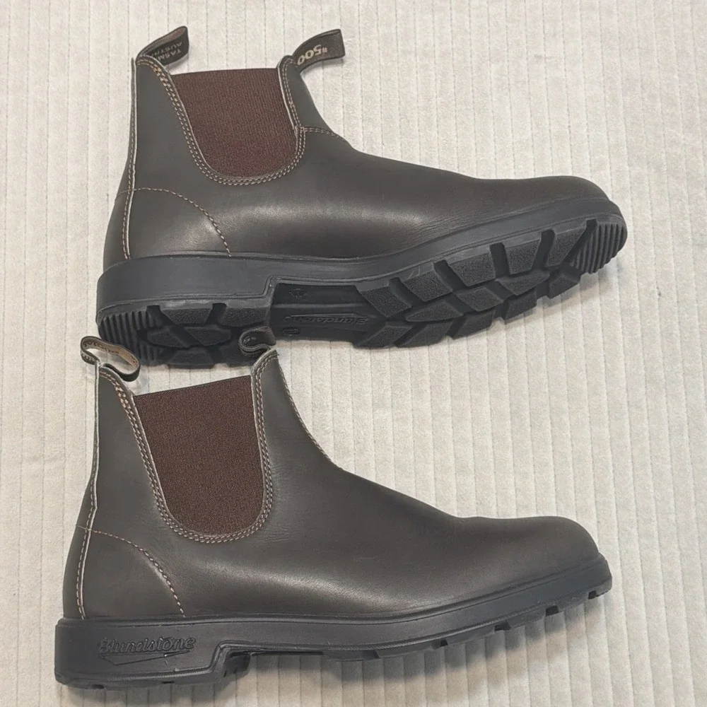 Blundstone 500 Chelsea Boots Mens US 11 AU 10 Brown Leather Casual Everyday